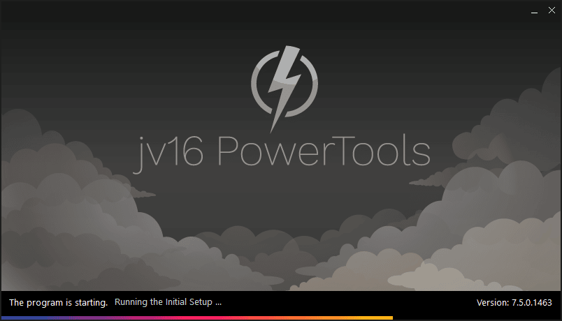 jv16 PowerTools version 7.5 initial setup