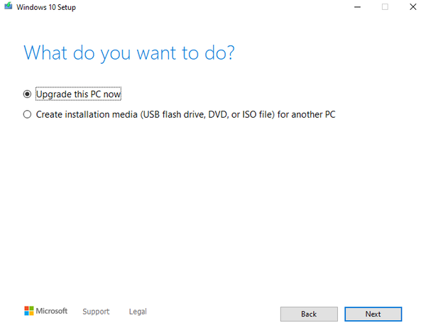 Windows 11 Media Creation Tool: Create a setup USB stick or ISO file