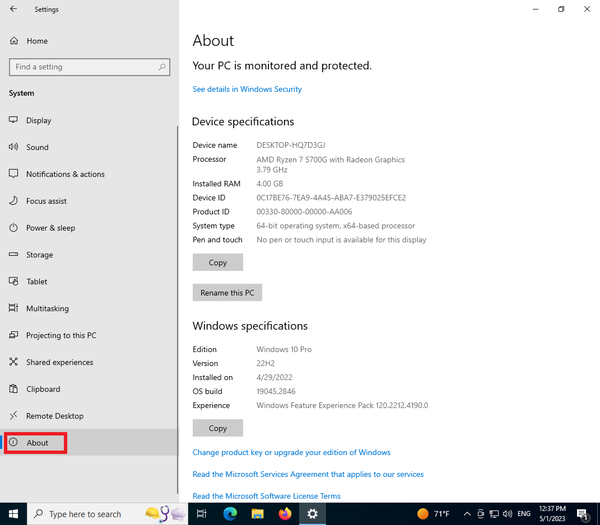 3 Ways To Check System Specs On Windows 10 – NBKomputer