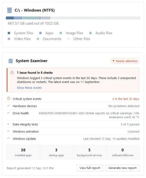 jv16 PowerTools 9 Dashboard screenshot