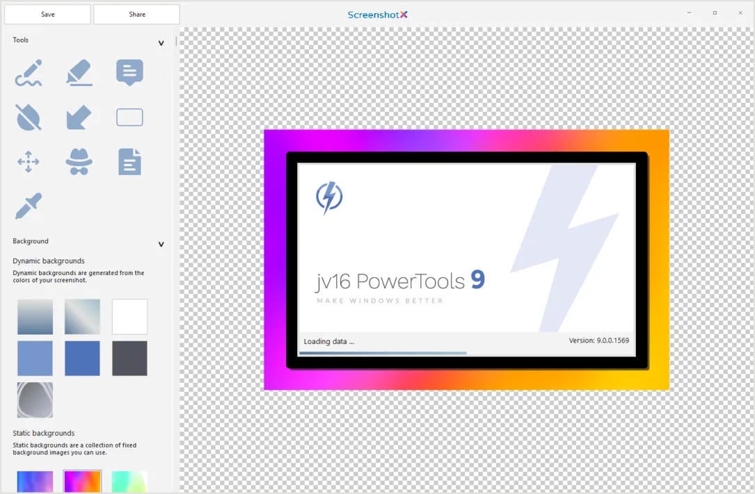 jv16 PowerTools 9 Screenshot tool screenshot
