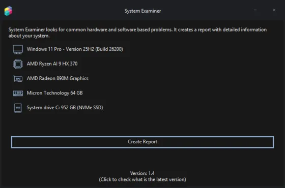 jv16 PowerTools 9 System Examiner screenshot