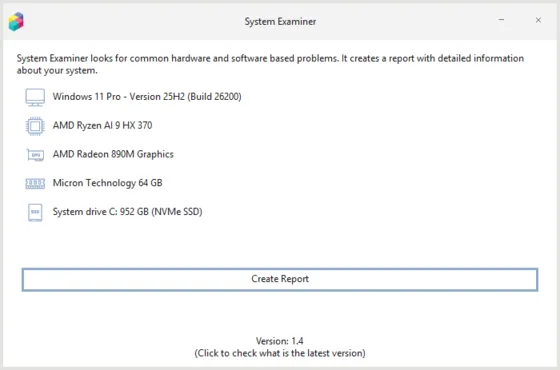 jv16 PowerTools 9 System Examiner screenshot